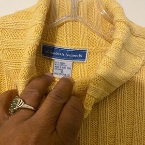 Elisabeth Samuels Yellow Knit Pullover